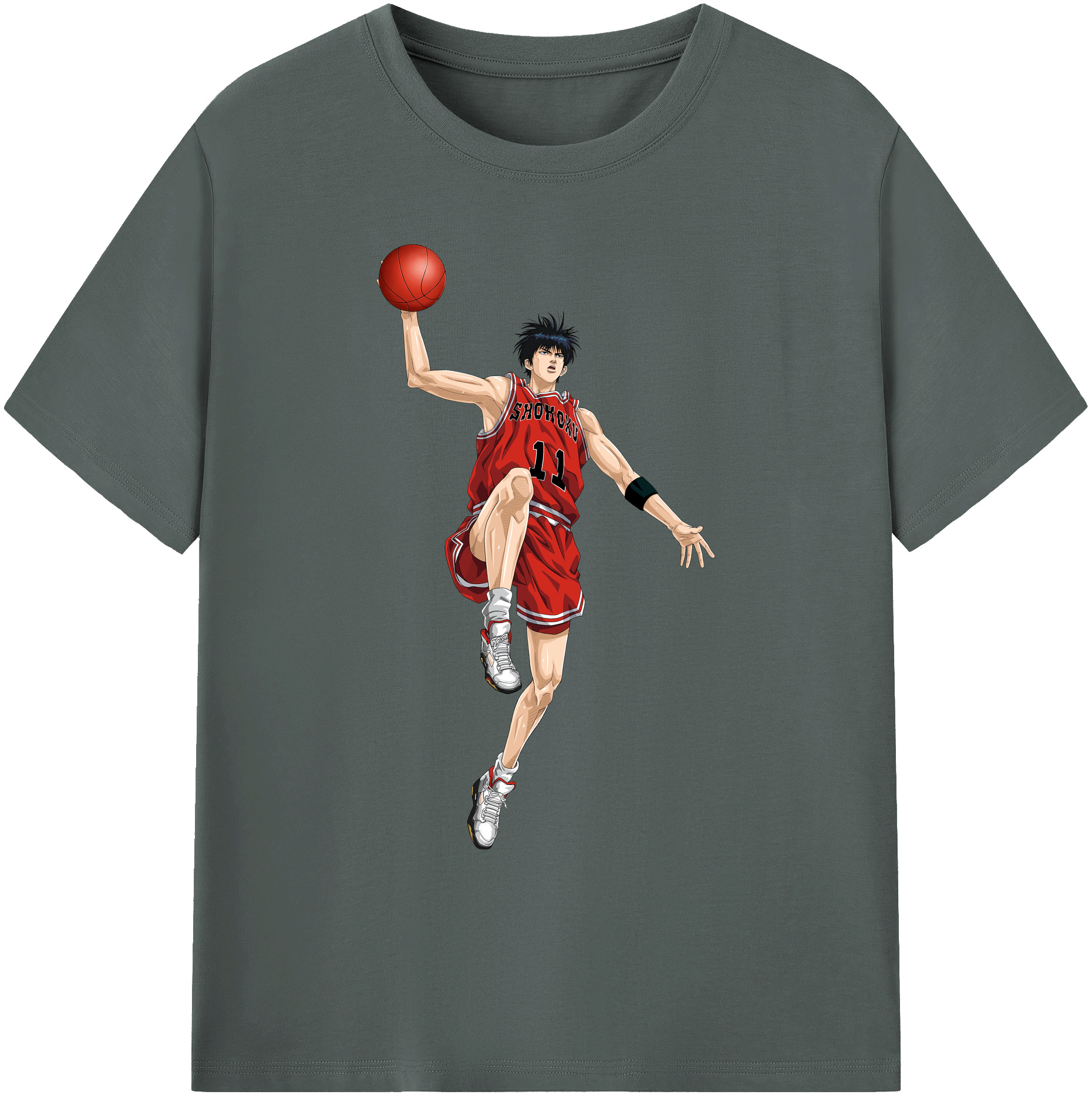 （画像用） SLAM DUNK／スラムダンク 綿100％ メンズ半袖Tシャツ｜肌触りやわらか＆通気性